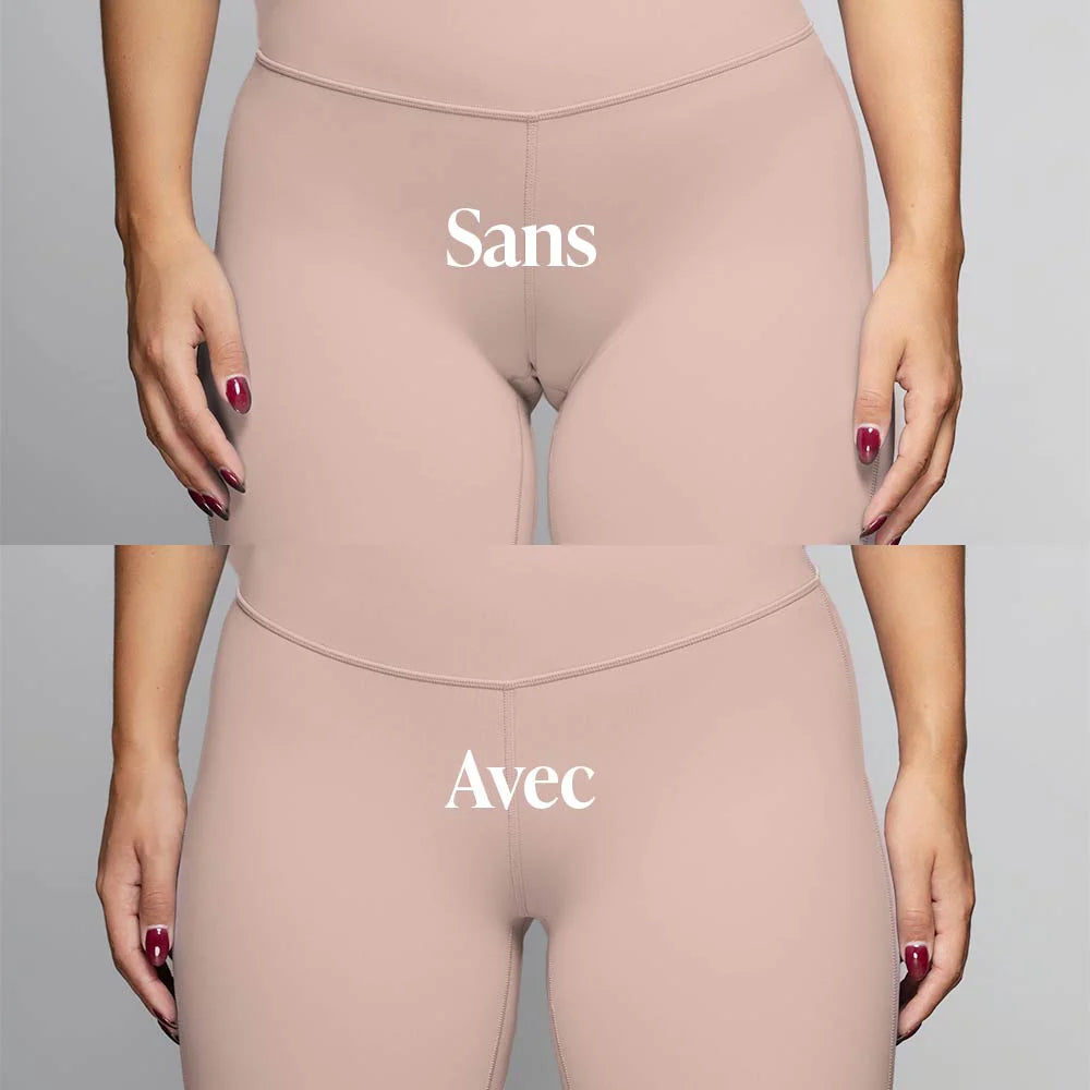 Tanga taille haute marron (Lot de 3)