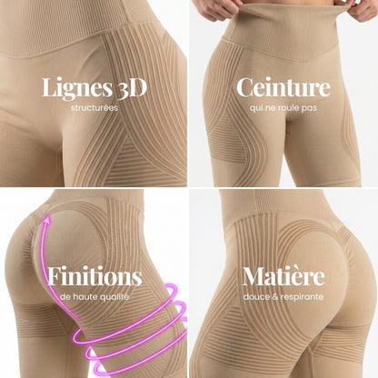 Short 3D | Beige