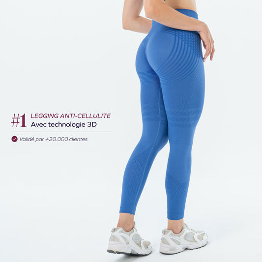 Legging 3D | Bleu Azur
