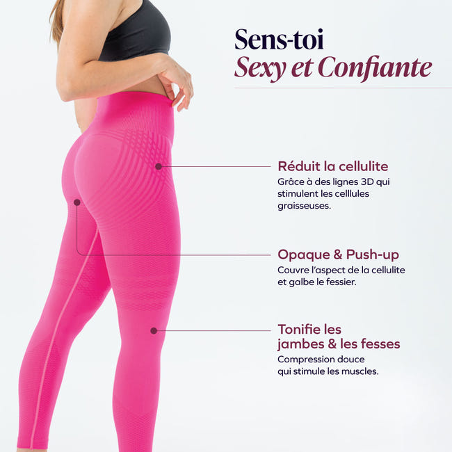 Legging Anti-Cellulite 3D Leonie & Co - Effet Sculptant Immédiat - Confort Sport & Quotidien - 1
