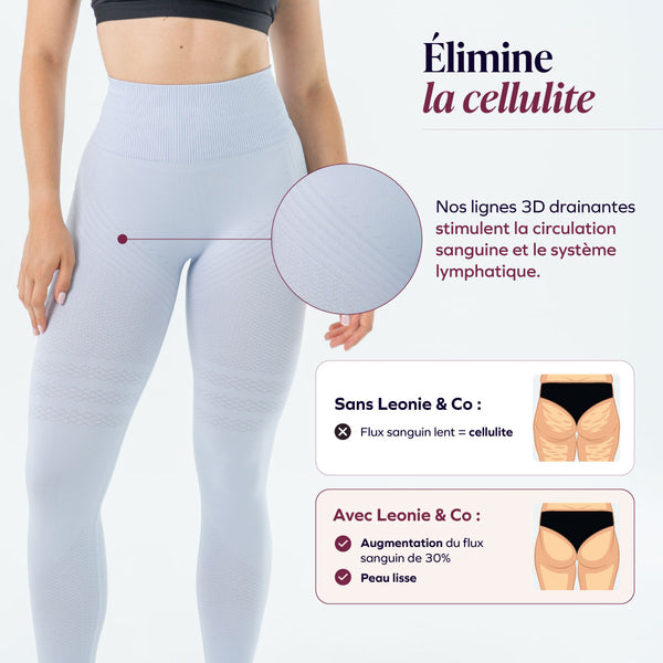 Legging 3D Violet Clair