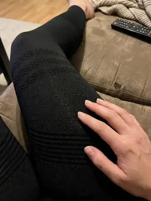 Cliente portant le legging 3D