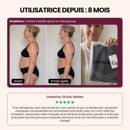 Avis de Catherine, 56 ans, Nantes, après huit mois avec le T-shirt sculptant 3D
